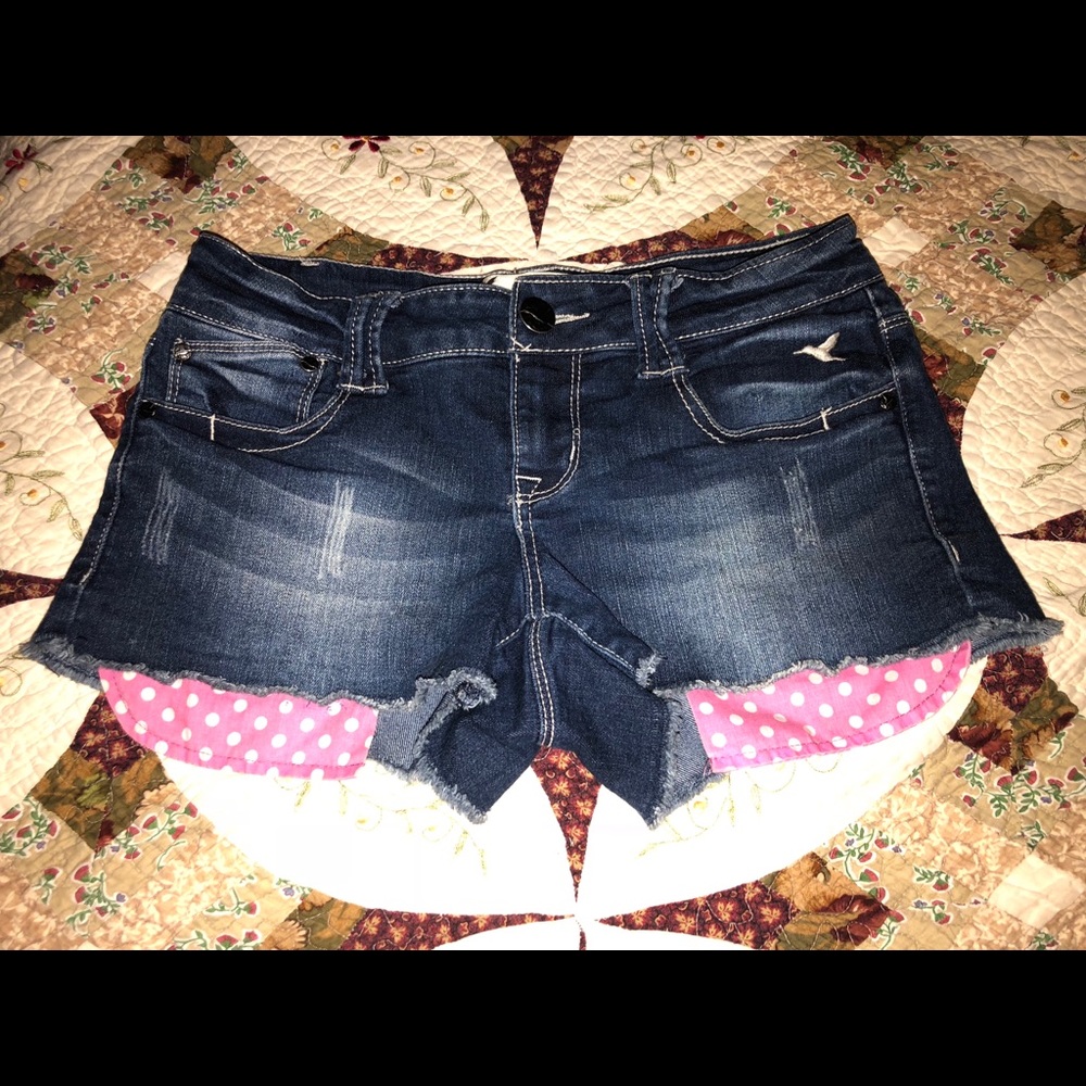 Denim shorts